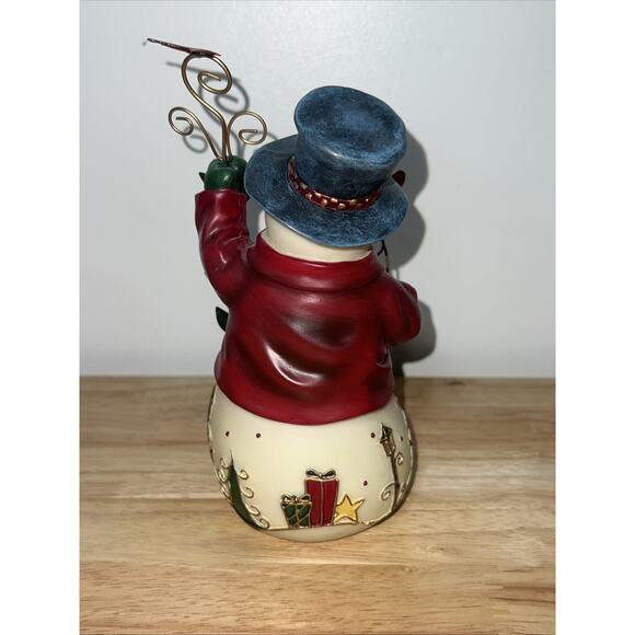 2002 Home Interior Resin Snow Friends Snowmen Figurines Christmas Set Of 3 - Picture 7 of 11